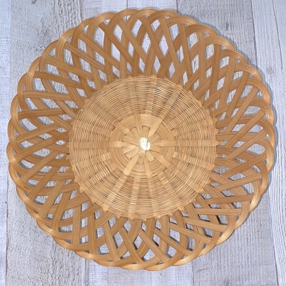 VINTAGE straw wicker basket decor - Picture 3 of 6